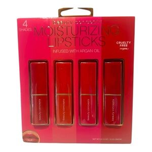 Beauty Concepts Moisturizing Lipsticks Set of 4 • Argan Oil • Cruelty-Free NEW